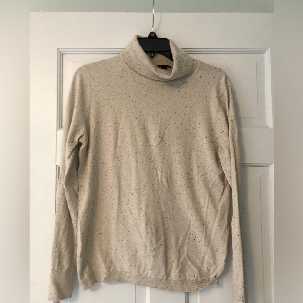 Talbots neutral turtleneck